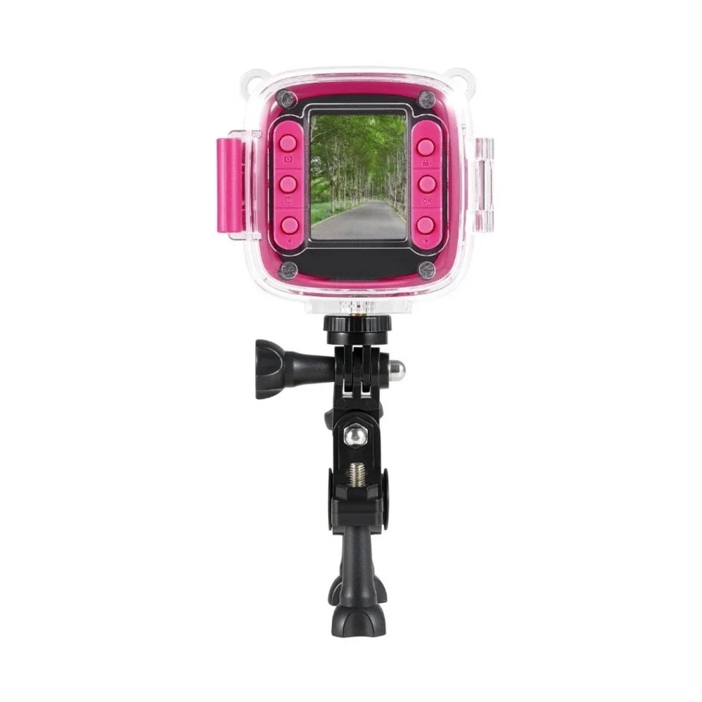 NEW Kids Tech‎ Ultimate Kids Action Camera Photos Videos Waterproof Case Pink